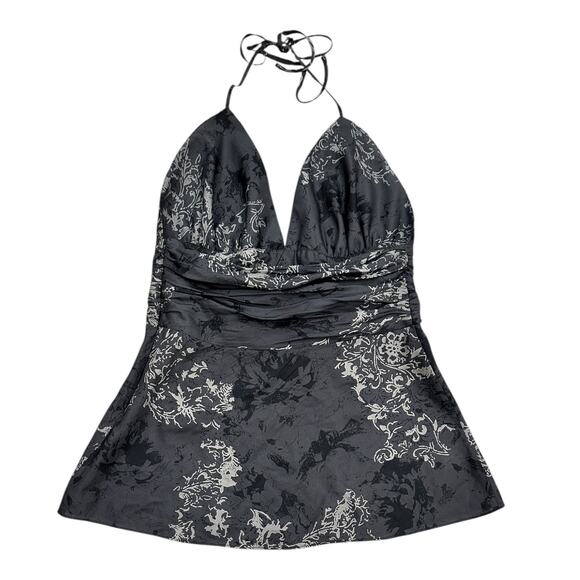 Y2k Express Silk Halter Top - Picture 1 of 7